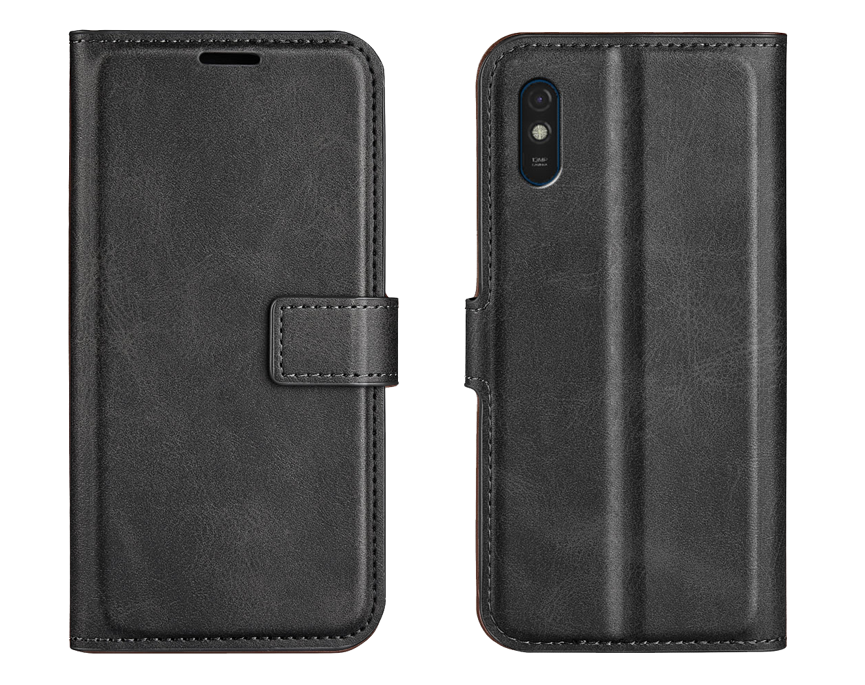 Boekhoesje met ruimte voor pasjes - Zwart